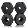4Pcs 5mm to 12mm Wheel Hex Hubs Adapter for WPL D12 1/10 RC Trucks 1/24 SCX24 RC Cars Upgrade Parts view 2