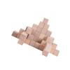 VILLCASE 50pcs DIY Craft Cubes Lotus Wood Square Blocks Centimeter Cubes for Building Decor view 1