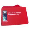 2025 New US Citizenship Flash Cards, Test Study with 100 Question Cards for The U.S. Citizenship Naturalization Test, 100 Question Study Cards (Red, 3.54X2.5IN) view 3