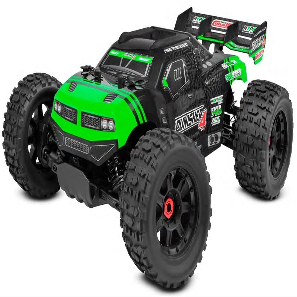 Corally 00292G Punisher 4S Monster Truck RTR Version Green