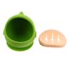 KOMBIUDA Multipurpose Silicone Boy Girl Bowl with Cup Base Unbreakable Food-grade Silicone Snack Bowl for Boy Girl Easy to Clean Dinosaur Design Safe for All Foods and Snacks view 1