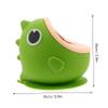 KOMBIUDA Multipurpose Silicone Boy Girl Bowl with Cup Base Unbreakable Food-grade Silicone Snack Bowl for Boy Girl Easy to Clean Dinosaur Design Safe for All Foods and Snacks view 2