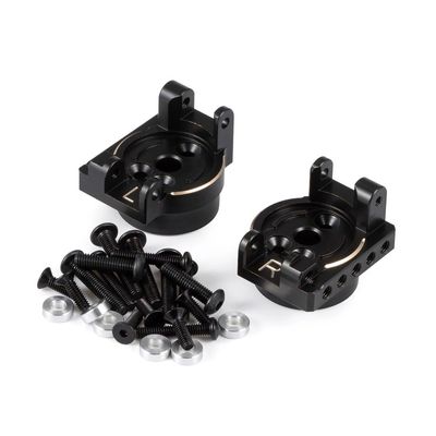 Adjustable Shock Mounts Rear Axle Brass Portal Drive Axle Compatible with 1/10 RC Crawler Models Including TRX-4 TRX6 G63 55g RC car Accessories