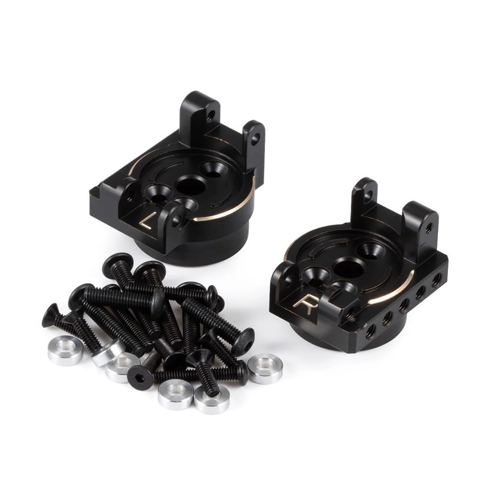 Adjustable Shock Mounts Rear Axle Brass Portal Drive Axle Compatible with 1/10 RC Crawler Models Including TRX-4 TRX6 G63 55g RC car Accessories
