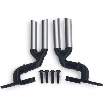 RC Car Repair Kit for Axial for SCX10 III for AXI03006 for Gladiator 1/10 Metal Plastic Exhaust Pipe Tail Throat Decoration RC Crawler Car Truck Upgrade Parts