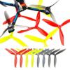 16pcs 7x4 3-Propellers PC Compatible With FPV Racing Drone Quadcopter RC Racer DIY Accessories 7040(YELLOW) view 2