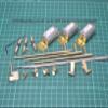 Assemble 1/350 Remote Control Handmade Ship Model Accessories Set view 2