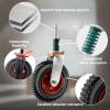 Gate Wheels for Wooden Gate, 8 Inch Caster Wheels with Screws, Screwdriver & Gloves, 360 Degree Rotation Spring-Loaded Heavy Duty Gate Wheel with 600lb Capacity, Ideal for Different Gates view 2