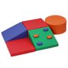 Amenitlif Toddler Foam Climbing Blocks Set - 5PCS, Waterproof Toddler Climbing Toys, Baby Jungle Gym Indoor Lightweight, Easy to Clean Foam Play Gym view 1