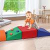 Amenitlif Toddler Foam Climbing Blocks Set - 5PCS, Waterproof Toddler Climbing Toys, Baby Jungle Gym Indoor Lightweight, Easy to Clean Foam Play Gym view 2
