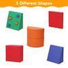 Amenitlif Toddler Foam Climbing Blocks Set - 5PCS, Waterproof Toddler Climbing Toys, Baby Jungle Gym Indoor Lightweight, Easy to Clean Foam Play Gym view 4