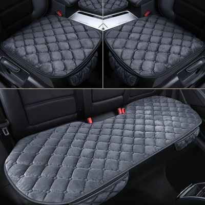 Car Seat Cushion for Opel Vectra 2006-2022, All Seasons Durable Car Seat Cushion Pad, Comfort Breathable Non-Slip Car Front and Rear Seat Protective Covers,B Grey