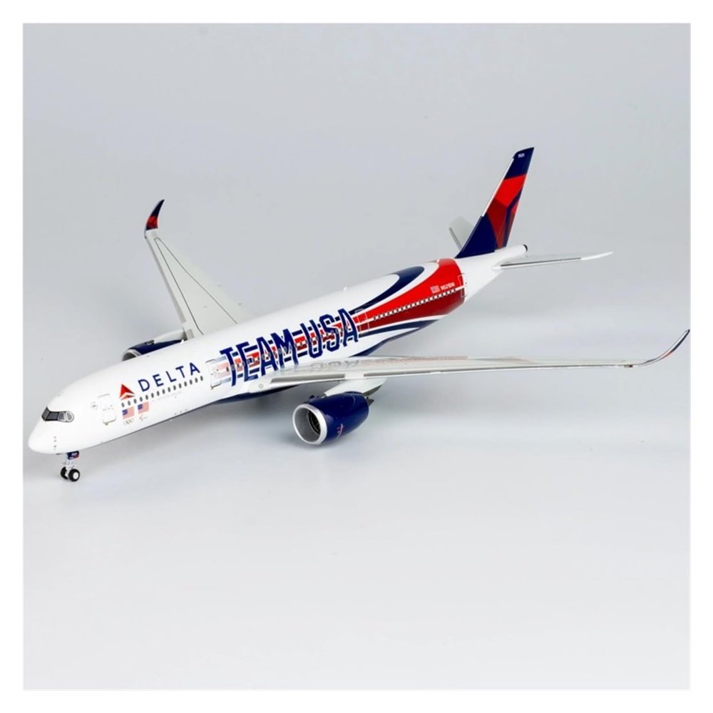 LIUSANGLIU Scale Aircraft 1/400 for US A350-900 Alloy Aircraft Model N521DN Simulated Scale Aircraft Decorative Souvenirs Party Gifts Suitable for Display