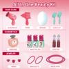 OLEOCA Toddler Vanity Table for Girls  Princess Makeup Playset with Light & Sound Mirror, Magic Sensor, Stool & Accessories, Pretend Beauty Toy for Ages 3+ view 4