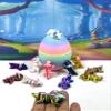 12pcs 3D Printed Axolotl with Egg, Articulated Multi Color Fidget Axolotl, Tiny Mini Animal Gift Idea, Birthday Party Decorations, Cake Toppers MA-SET123-RE view 2