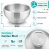 HaWare 22-Piece Kids Dinnerware Set, Stainless Steel Tableware Set Include Kids Bowls, Plates, Spoons, and Forks, Reusable Toddler Utensils, Durable for Home Picnic Restaurant, Dishwasher Safe view 2