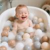 GOGOSO Balls for Ball Pit - Plastic Ball for Toddlers 1-3, Baby Kids Ball Pool Decoration 50 100 200 300 500 1000 (Grey+Coffee+ Beige+White, 500 Balls) view 3
