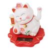 Zunate Solar Waving Cat Portable, Lucky Cat Waving Arm Solar Powered, Good Luck Fortune Feline Sun Powered for Home Office Car Dashboard Decor (2312A) view 1