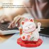 Zunate Solar Waving Cat Portable, Lucky Cat Waving Arm Solar Powered, Good Luck Fortune Feline Sun Powered for Home Office Car Dashboard Decor (2312A) view 2