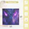 WELLDAY Cool Dragon Eyes Baby Washcloths, 5 Pack of Cotton Newborn Washcloths, Extra Soft & Ultra Absorbent Muslin Washcloths Baby, Unisex 12 X 12 in view 4