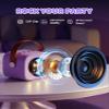 YLL Upgraded Mini Karaoke Machine with 3 Wireless Microphones Toy for Kids, Birthday Gifts for Girls Boys, Portable MP3 Player for Ages 3, 4, 5, 6, 7, 8, 9, 10, 11, 12+ Year Old Family Party (Purple) view 2
