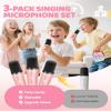 YLL Upgraded Mini Karaoke Machine with 3 Wireless Microphones Toy for Kids, 2026 Top Birthday Gifts for Girls Boys, Portable MP3 Player for Ages 3, 4, 5, 6, 7, 8, 9, 10, 11, 12+ Year Old Party (P-Ink) view 3