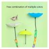 Sugar Glider Platform Mini Umbrella Jumping Deck Easy to Adhere for Wall(D) view 3