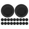 Zerodeko 20pcs Round Piggy Bank Bottom Stopper Rubber Money Saving Box Covers Replacement Plugs for Coin Bank 30mm Inner Diameter view 1