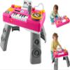 Fisher-Price Baby & Toddler Toy Laugh & Learn DJ Table Musical Activity for Educational Play, Pink Infants Ages 6+ Months view 1