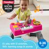 Fisher-Price Baby & Toddler Toy Laugh & Learn DJ Table Musical Activity for Educational Play, Pink Infants Ages 6+ Months view 2
