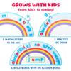 Educational Insights ABC Arc Mat AlphaMagnets Set  Alphabet Magnets for Kids, Magnetic Spelling Set & Letter Learning Board, Classroom or Homeschool ABCs Activity for Kids Ages 3-5 view 3