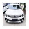 Car Front Bumper Lip Spoiler Splitter Compatible For VW Tiguan MK2 Rline 2017 2018 2019 2020 ABS Diffuser Body Kits(Glossy black) view 3