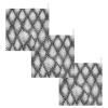 WELLDAY Snakeskin Texture Baby Washcloths, 3 Pack of Cotton Newborn Washcloths, Extra Soft & Ultra Absorbent Muslin Washcloths Baby, Unisex 12 X 12 in view 2