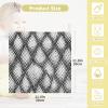 WELLDAY Snakeskin Texture Baby Washcloths, 3 Pack of Cotton Newborn Washcloths, Extra Soft & Ultra Absorbent Muslin Washcloths Baby, Unisex 12 X 12 in view 4