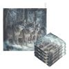 WELLDAY Wolf Baby Washcloths, 5 Pack of Cotton Newborn Washcloths, Extra Soft & Ultra Absorbent Muslin Washcloths Baby, Unisex 12 X 12 in view 3