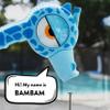 Handy Famm Real Metal Blue Giraffe Hammer for Kids, Patented Safety Mouth Sleeve and Nail Remover, STEM DIY Tool for Children Ages 5 and Up view 3