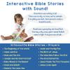LEARNING BUGS Christian Bible Stories  13 Stories and Prayers for Little Ones, Musical Books for Toddlers, 28-Button Bible Story Book, Musical Toys for Toddlers 1-3 view 2