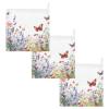 WELLDAY Spring Wildflowers Baby Washcloths, 3 Pack of Cotton Newborn Washcloths, Extra Soft & Ultra Absorbent Muslin Washcloths Baby, Unisex 12 X 12 in view 2