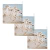 WELLDAY White Horses Baby Washcloths, 3 Pack of Cotton Newborn Washcloths, Extra Soft & Ultra Absorbent Muslin Washcloths Baby, Unisex 12 X 12 in view 2