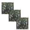WELLDAY Forest Plants Baby Washcloths, 3 Pack of Cotton Newborn Washcloths, Extra Soft & Ultra Absorbent Muslin Washcloths Baby, Unisex 12 X 12 in view 2