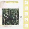 WELLDAY Forest Plants Baby Washcloths, 3 Pack of Cotton Newborn Washcloths, Extra Soft & Ultra Absorbent Muslin Washcloths Baby, Unisex 12 X 12 in view 3