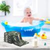 WELLDAY Forest Plants Baby Washcloths, 3 Pack of Cotton Newborn Washcloths, Extra Soft & Ultra Absorbent Muslin Washcloths Baby, Unisex 12 X 12 in view 4