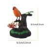 Menolana Electronic Bird Toy Realistic Kids Birthday Gifts,Voice Controlled Electric Animal Pets Simulation for Room Office Decoration view 3