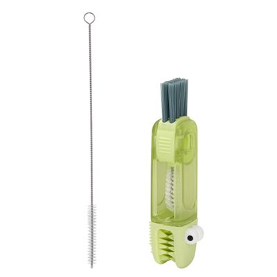 2 Pack Cup Cleaning Kit Compatible with Stanley,4 in 1 Bottle Gap Cleaner,Multipurpose Cup Cleaner Kit with Extra Long Nylon Straw Brush Cleaner,Bottle Cleaning Brush Set with Holder