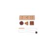 Adena Montessori Wooden Lacing Threading Toys,Geometric Lacing Toys for Toddlers,Educational Threading Shapes for Kids,Fine Motor Skills Gift for 1 2 3 4 Years Old Toddlers Baby Kids view 2