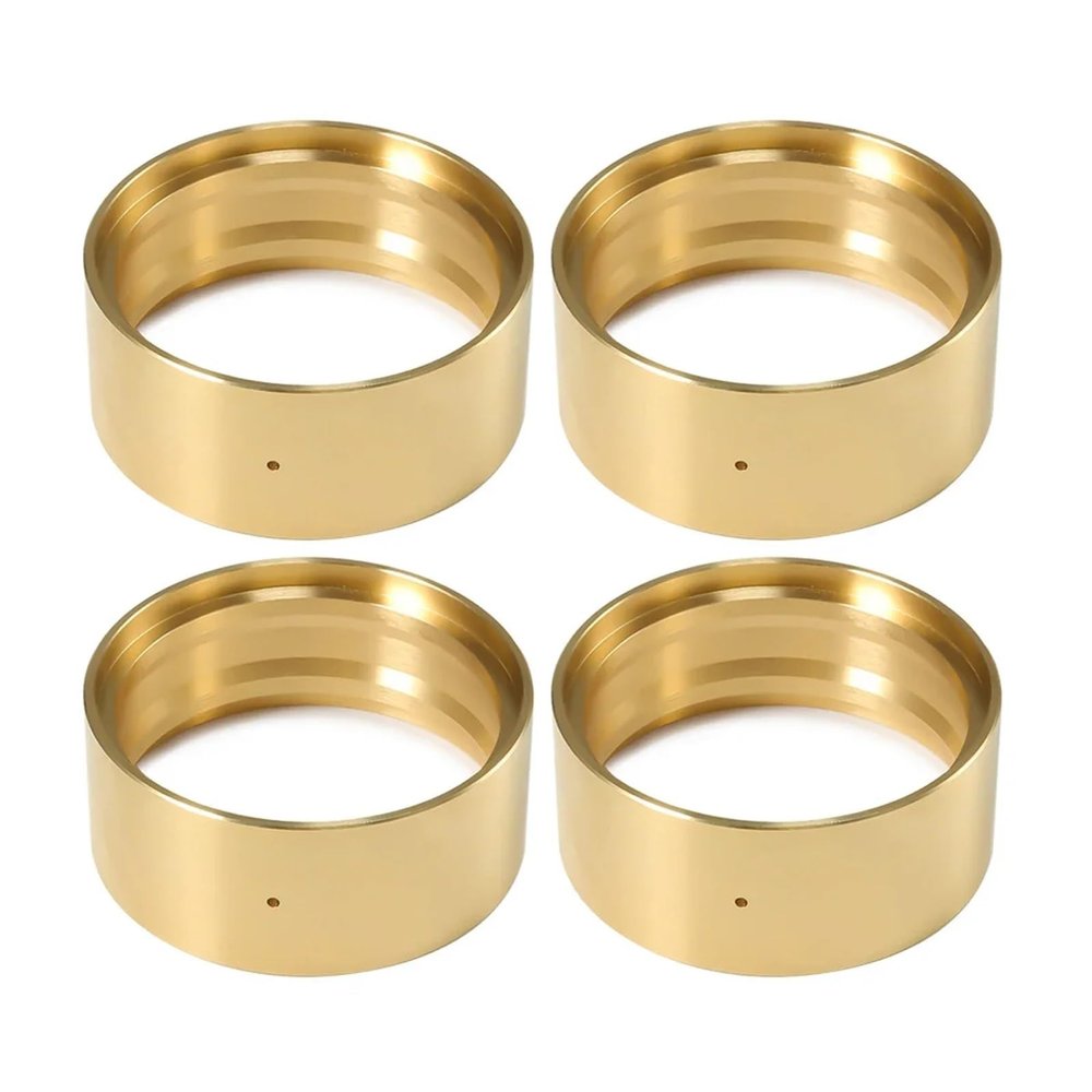 95g Brass Beadlock Ring Weights Fits 1.9 Inch Wheel Rims for RC Crawler Rigs SCX10 II Capra TRX4 Element Enduro TF2 D90 CC02 CMX(4PCS)