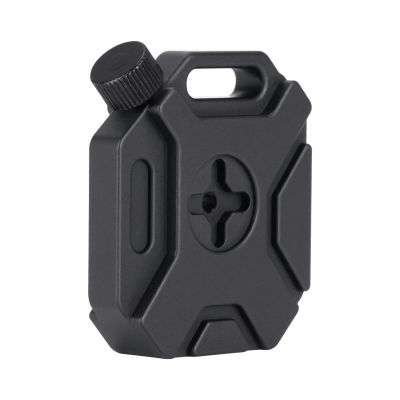 CNC Aluminum Simulation Fuel Tank Decoration Accessories for 1/8 1/10 RC Crawler Car SCX10 TRX4 90046 D90 VS4-10(Black)