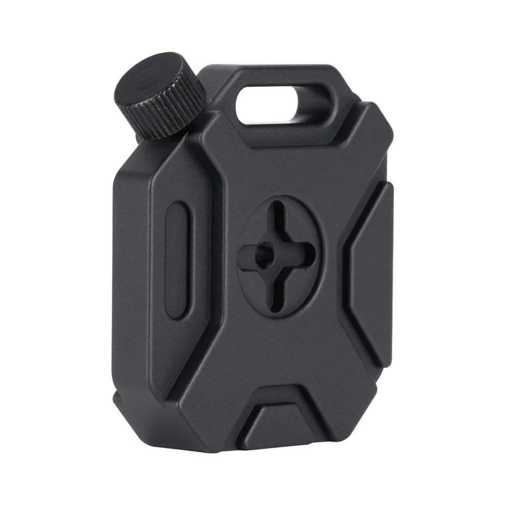 CNC Aluminum Simulation Fuel Tank Decoration Accessories for 1/8 1/10 RC Crawler Car SCX10 TRX4 90046 D90 VS4-10(Black)