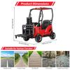 12V Ride-On Forklift for Kids, Electric Construction Car with Remote Control, Liftable Fork and Pallet, 2 Speeds, Music, USB, MP3, and Low-Power Alarm view 3