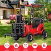 12V Ride-On Forklift for Kids, Electric Construction Car with Remote Control, Liftable Fork and Pallet, 2 Speeds, Music, USB, MP3, and Low-Power Alarm view 4